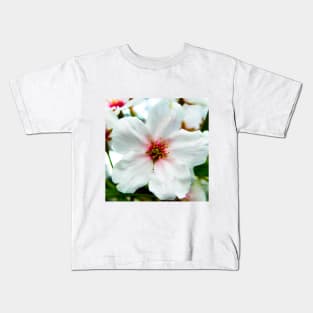 Photography - one sakura flower Kids T-Shirt